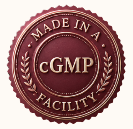 Made in a GMP Certified facility